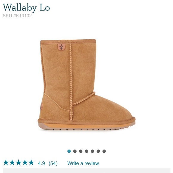 Emu kids’ wallaby lo Boot chestnut unisex 11 - Picture 8 of 9